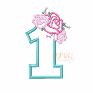 1 Roses Applique Design