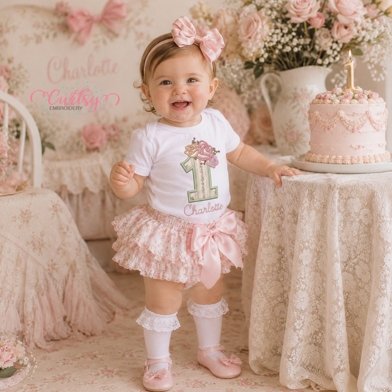 1 Roses Applique Design _ Logo 2