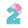 2 Roeses Applique Embroidery Design 2 Roeses Applique Embroidery Design