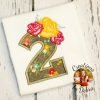 2 Roses Applique photograph 2 2 Roses Applique photograph 2