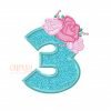 3 Roses Applique Embroidery Design 3 Roses Applique Embroidery Design