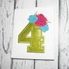 4 Roses Applique photograph 1 4 Roses Applique photograph 1