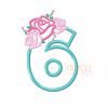 6 Roses Applique Design 6 Roses Applique Design