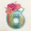 6 Roses Applique photograph 1 6 Roses Applique photograph 1