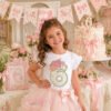 6th Birthday Roses Applique Design _ Logo 2