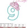 9 Roses Applique MAP 9 Roses Applique MAP