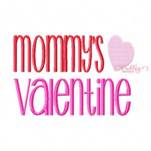 Mommys Valentine Embroidery