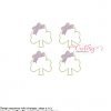 Bow Shamrock Feltie Set of Four MAP CE Bow Shamrock Feltie Set of Four MAP CE