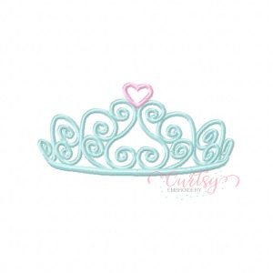 Crown Tiara Embroidery Design