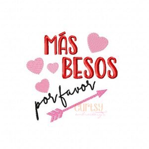 Mas Besos Por Favor Pink Design