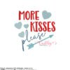 More Kisses Please Embroidery MAP
