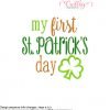 My First St Patricks Day Applique MAP My First St Patricks Day Applique MAP