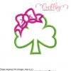 Shamrock Bow Applique MAP Shamrock Bow Applique MAP