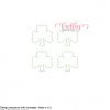 Shamrock Feltie Set of Four MAP Shamrock Feltie Set of Four MAP