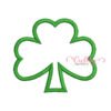 Shamrock Satin Applique Design