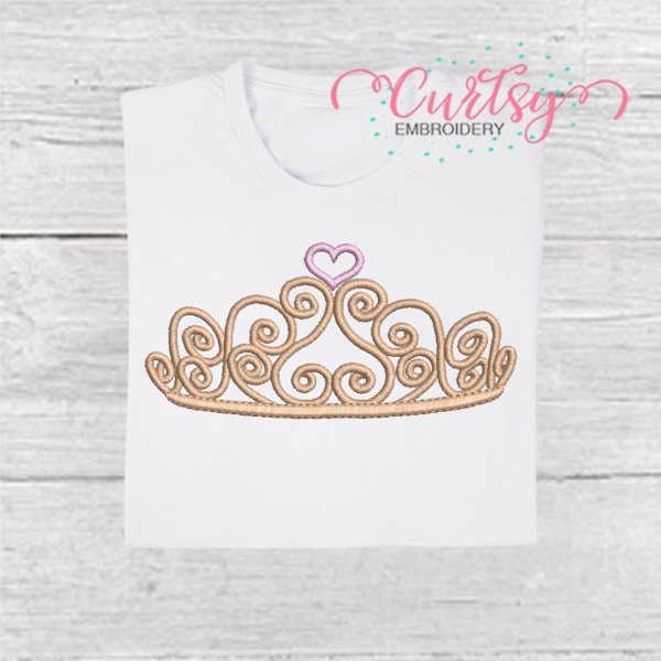 Tiara Embroidery Design 600