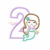 2 Mermaid Applique Design 2 Mermaid Applique Design