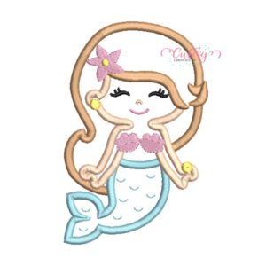 Mermaid Applique Embroidery