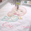 Mermaid Applique Design Logo 2 Mermaid Applique Design Logo 2