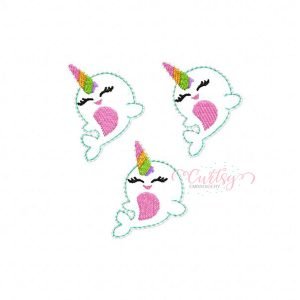 Narwhal Feltie Embroidery