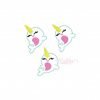 Narwhal Feltie Soldi Horn Set of Three Embroidery Design
