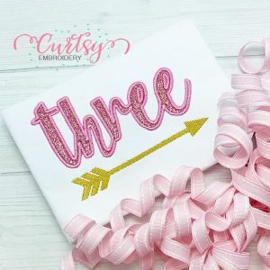 Three Arrow Applique Design