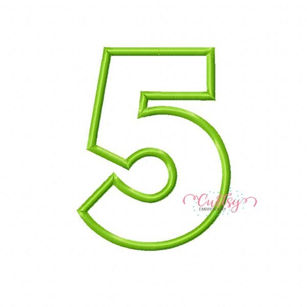 Five Applique Design
