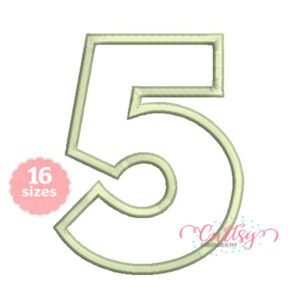 5 Applique Embroidery Design