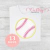 Softball Applique Design 600 Softball Applique Design 600