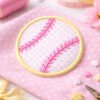 Softball Applique Design Logo 2 Softball Applique Design Logo 2