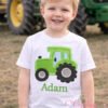 Tractor Applique Embroidery Design Logo 1