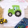 Tractor Applique Embroidery Design Logo 3