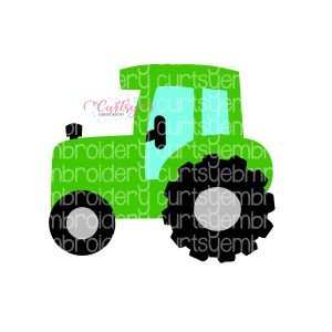 Farm Tractor SVG Cut Design
