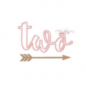 Two Arrow Applique Design