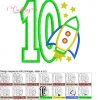 10 Rocket Ship Applique MAP