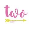 2nd Birthday Arrow SVG Cut File