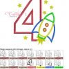 4 Rocket Ship Applique MAP