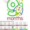 9 Month Rocket Ship Applique MAP 9 Month Rocket Ship Applique MAP