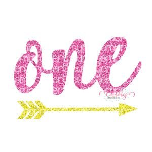 One Arrow SVG Birthday Design