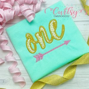 One Arrow Applique Design
