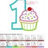 1 Cupcake Applique MAP