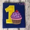 1 Cupcake Applique Photograph 1