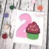 2 Cupcake Applique Photograph 1