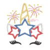 4th of July Unicorn Applique Design _ Website