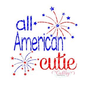 All American Cutie SVG Design