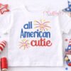 All American Cutie Embroidery Design _ Logo 1