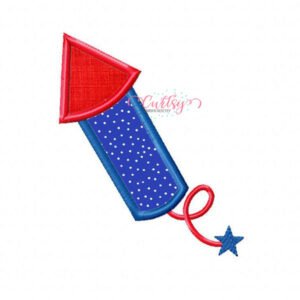 Firecracker Embroidery Applique