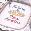 Future Miss America Embroidery Design _ Logo 3