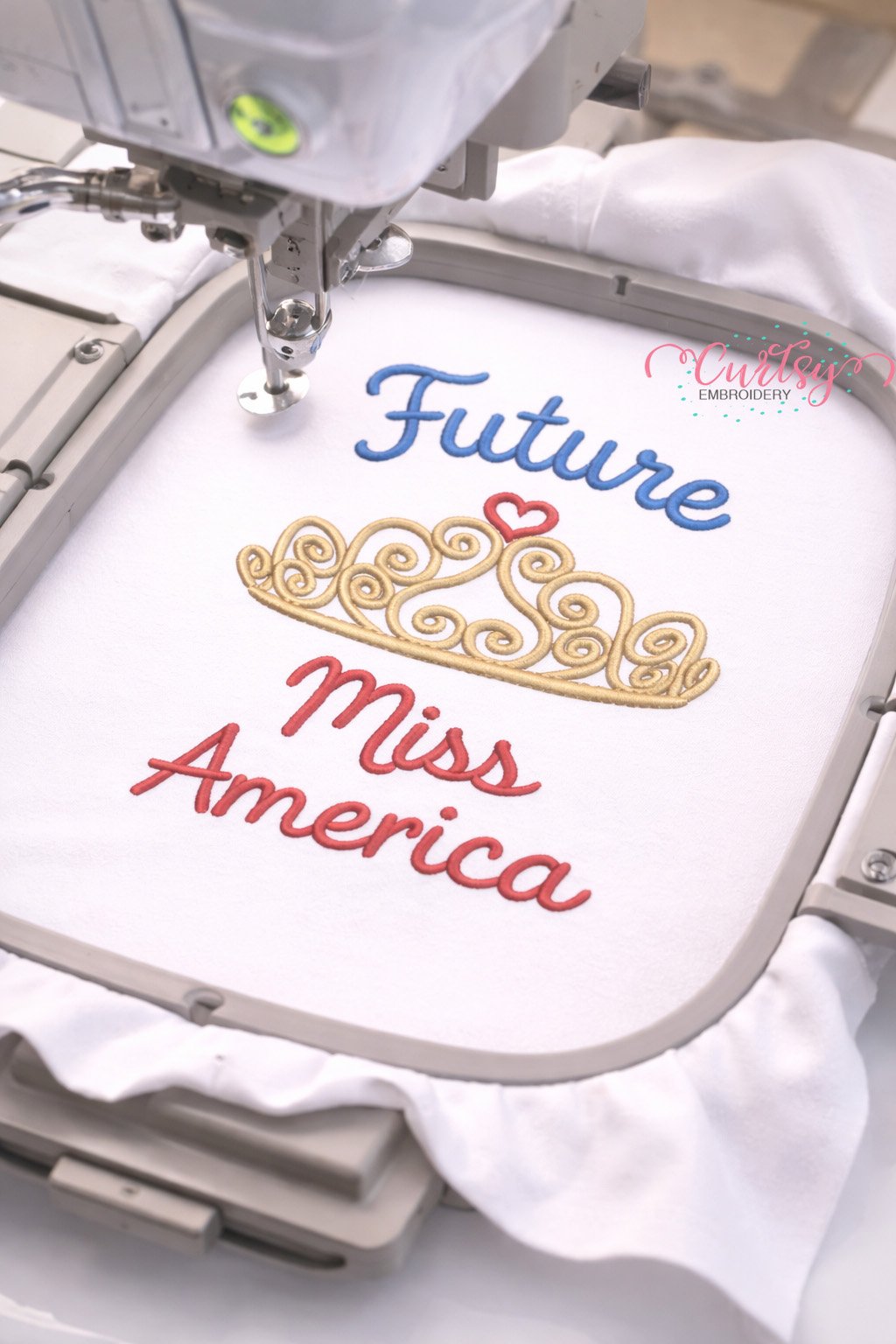 Future Miss America Embroidery Design _ Logo 3