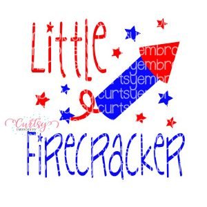 Little Firecracker SVG Design